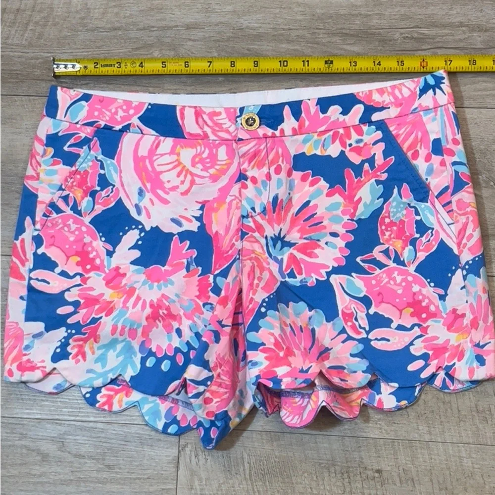Lilly Pulitzer Women’s Buttercup Stretch Cotton Shorts Size 10 - Picture 6 of 8